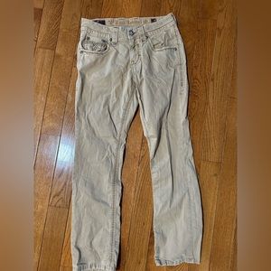 Rock revival men’s khaki pant